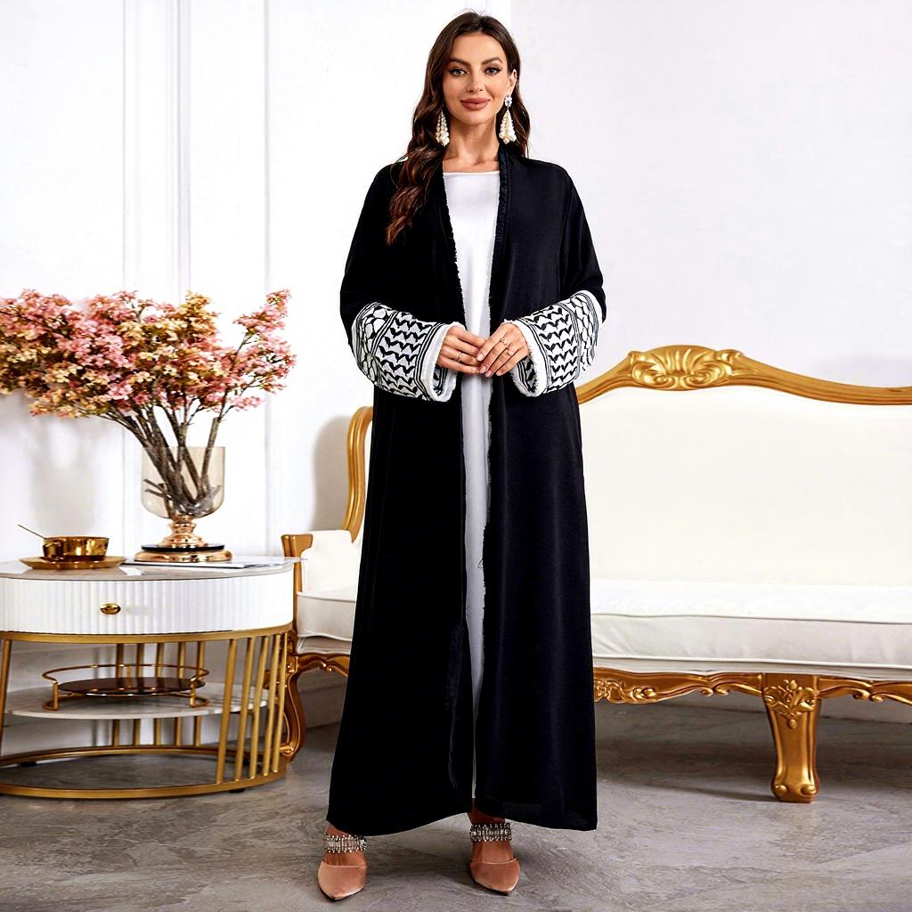 New Abaya Muslim Dress Women's Abaya Dubai1 New Abaya Muslim Dress Women's Abaya Dubai1