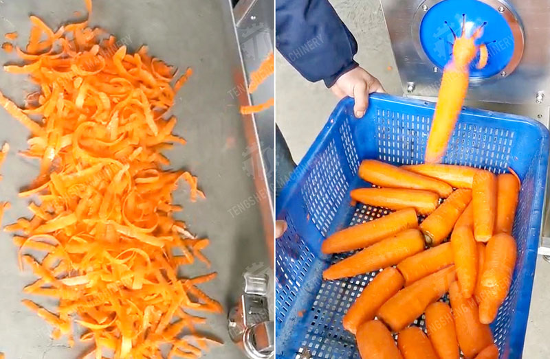 carrot peeling machine carrot peeling machine
