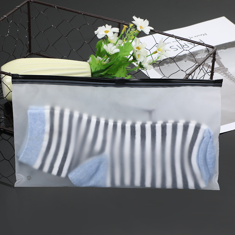 plastic matte ziplock bag with black zipper plastic matte ziplock bag with black zipper