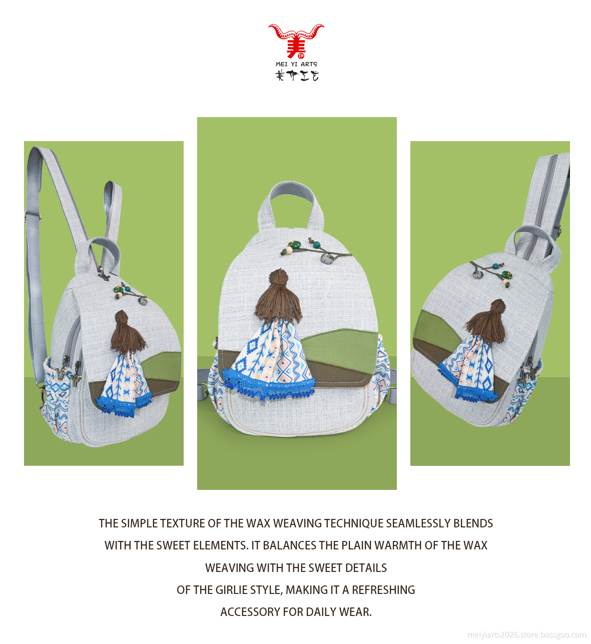 Soft Cotton Backpack Soft Cotton Backpack