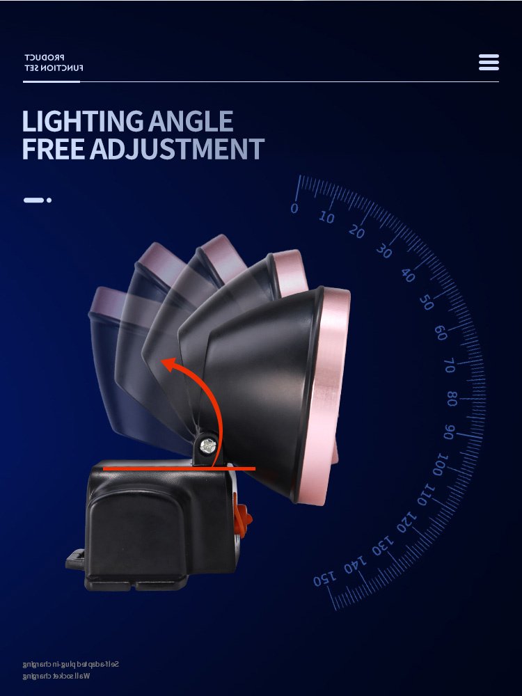 44-7224A-50W Aluminium Alloy Rechargeable LED Headlight Headlamp 44-7224A-50W Aluminium Alloy Rechargeable LED Headlight Headlamp