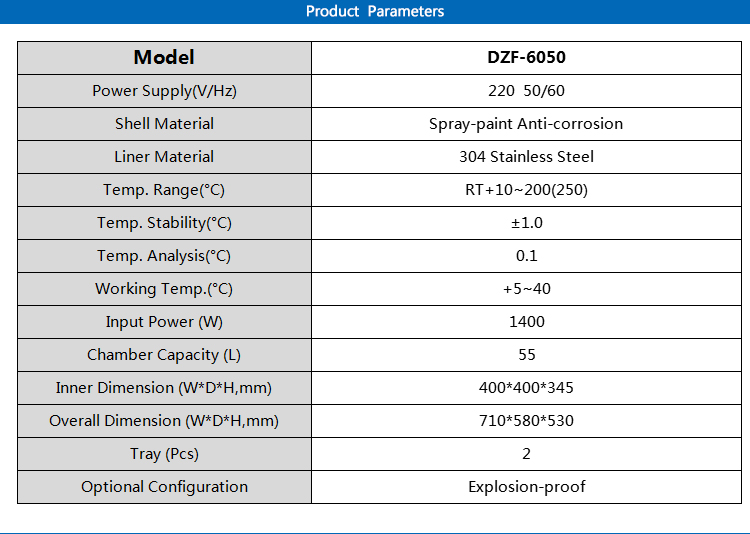 Vacuum Electric Drying Oven Machine Price