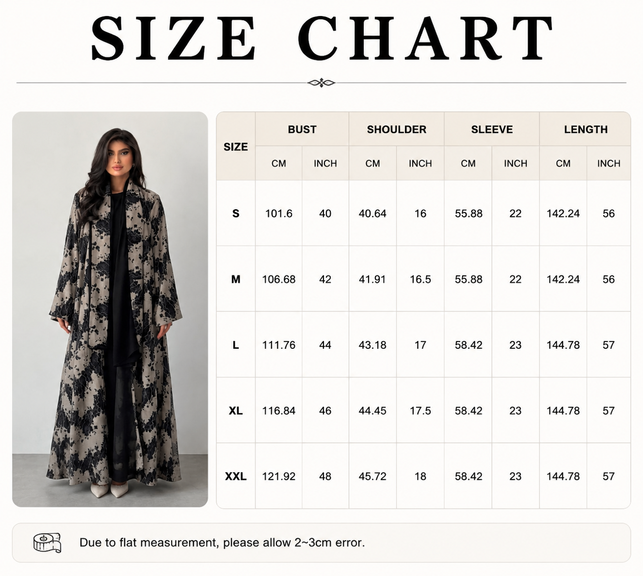 Black Lace Open Abaya with Matching Headscarf Front View Black Lace Open Abaya with Matching Headscarf Front View