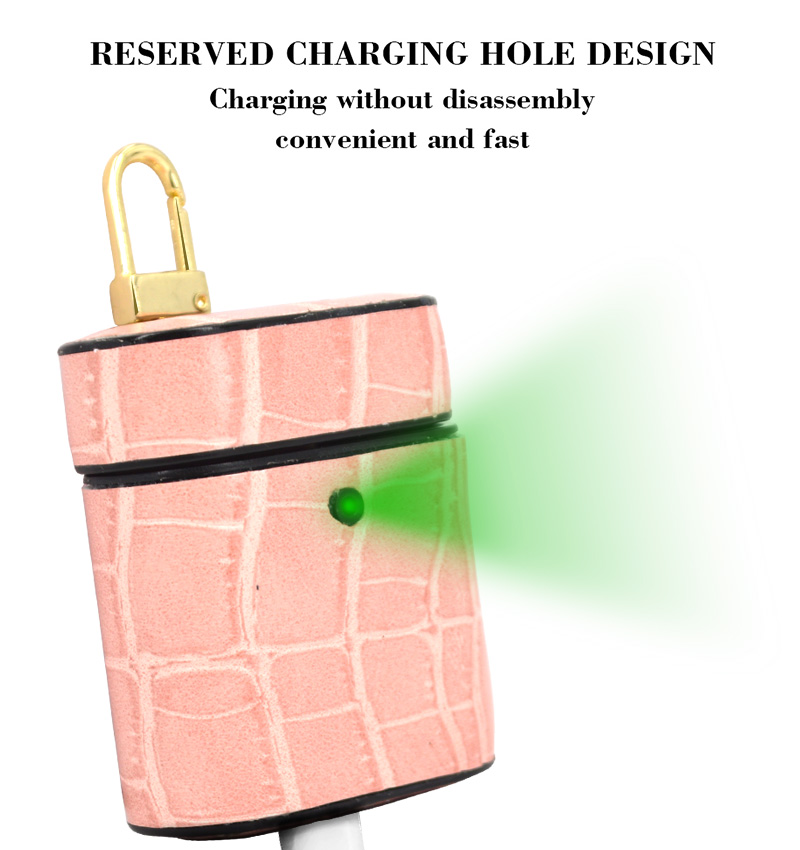 Funda de cuero de nuevas llegadas 2019 para Airpods 2019 New Arrivals Leather Case Cover for Airpods