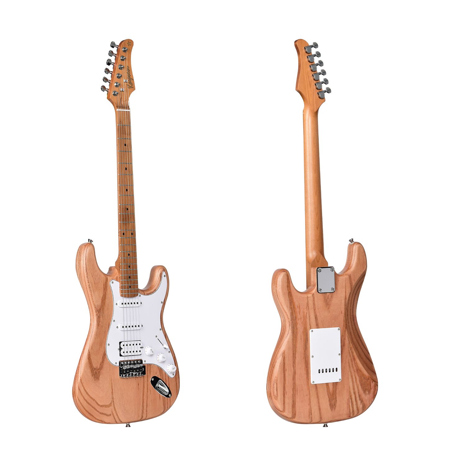 Kaysen Electric Guitar Set Natural Clor KST-213-N (7) Kaysen Electric Guitar Set Natural Clor KST-213-N (7)
