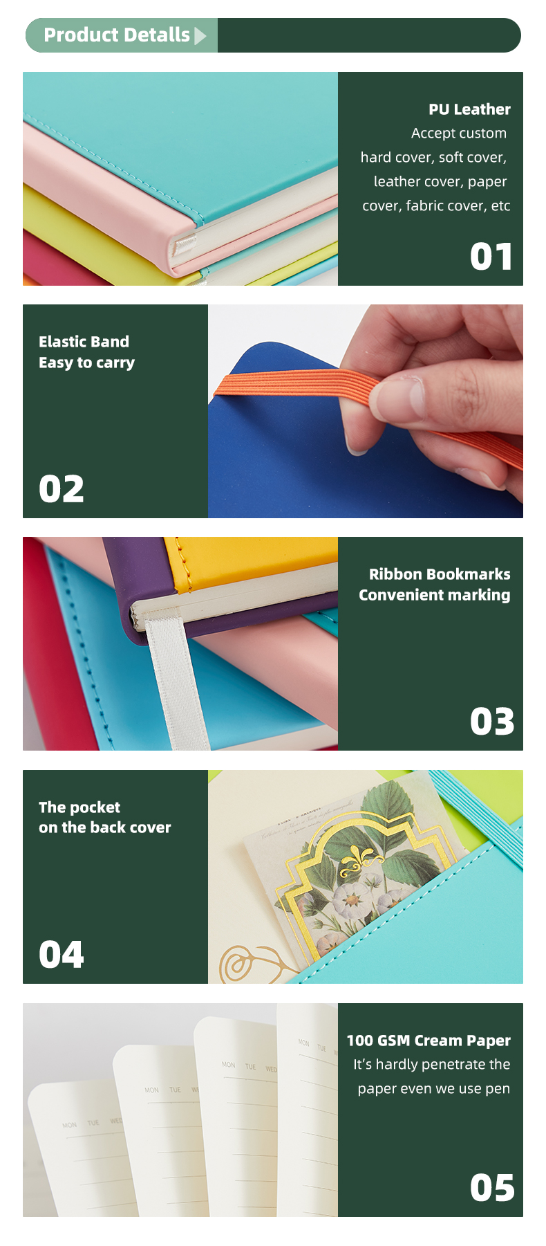 Pu cover notebook with pu pocket11 Pu cover notebook with pu pocket11