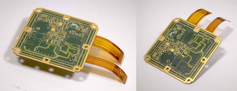 12-laags Rigid-Flex PCB met 2-laags Flex PCB 12 Layer Rigid-Flex PCB with 2 Layer Flex PCB
