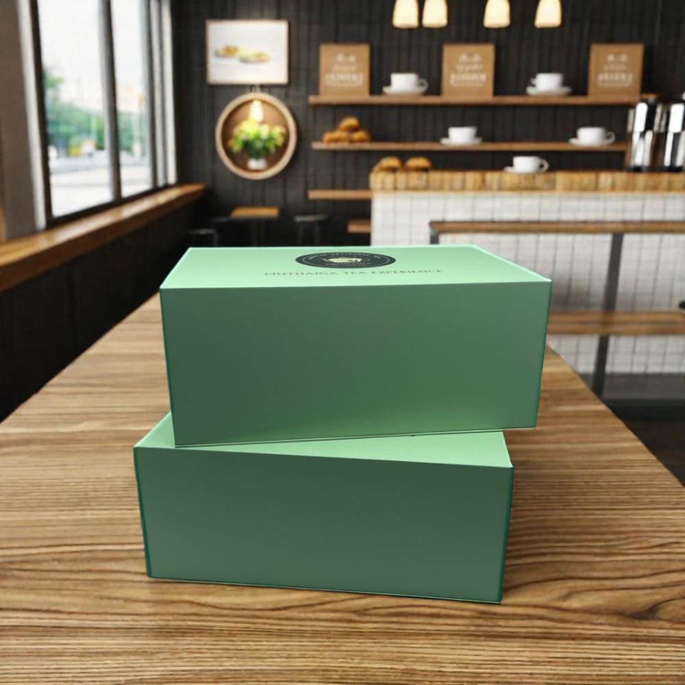 green box cardboard