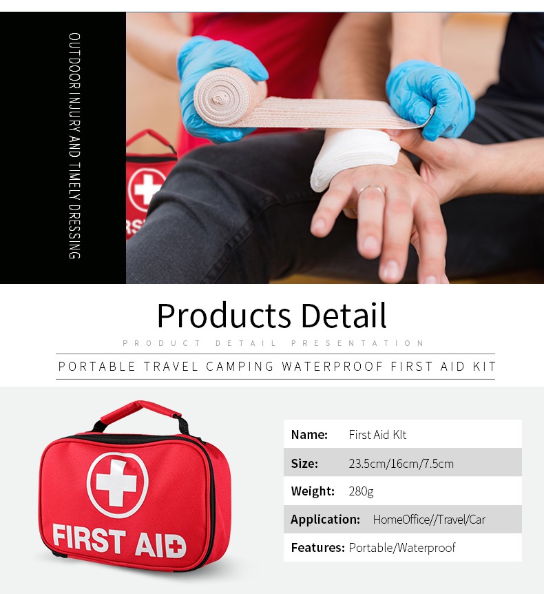 High Quality Portable Medical First Aid Kit