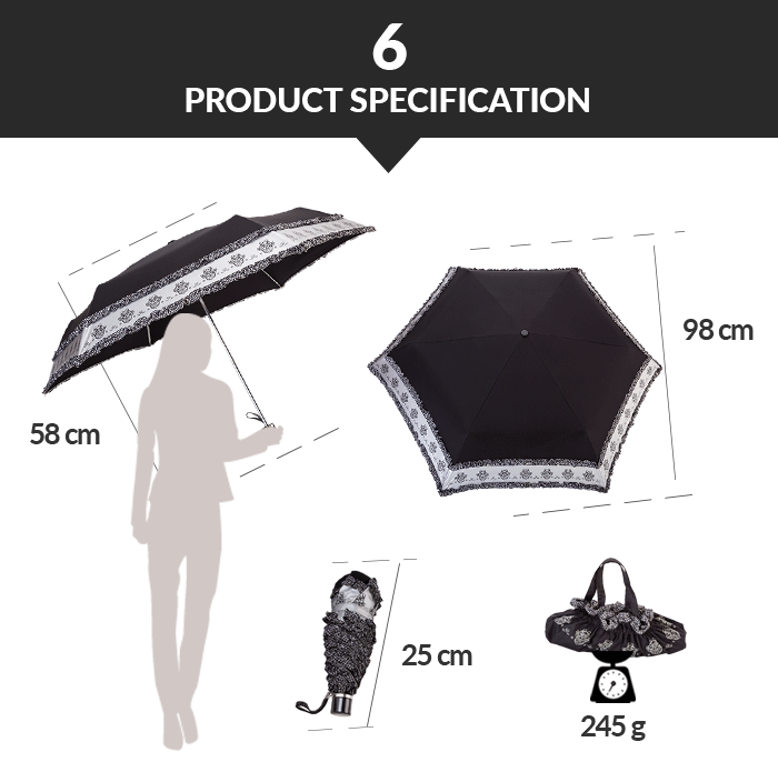Parapluie Pliant Avec Sac Folding Umbrella With Bag