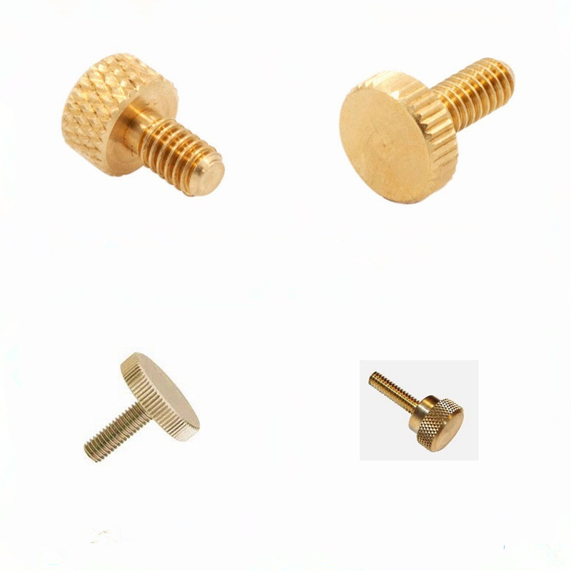 Brass Keluli Tahan Karat Big Head Knurled Thumb Screw M3 M4 M5 M6 1 Stainless Steel Brass Big Head Knurled Thumb Screw M3 M4 M5 M6 1