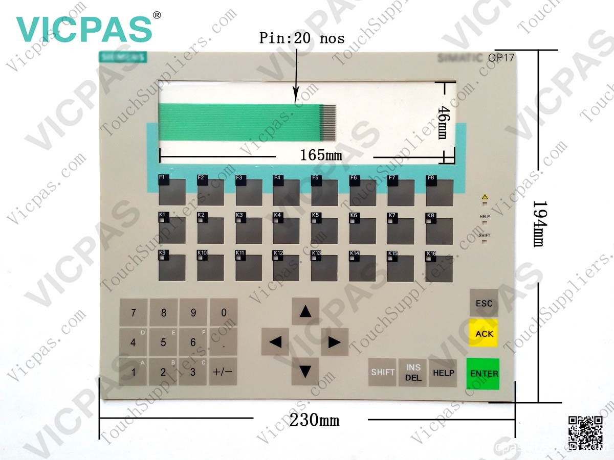 6AV3617-1JC00-0AX1 keypad membrane 6AV3617-1JC00-0AX1 keypad membrane keyboard