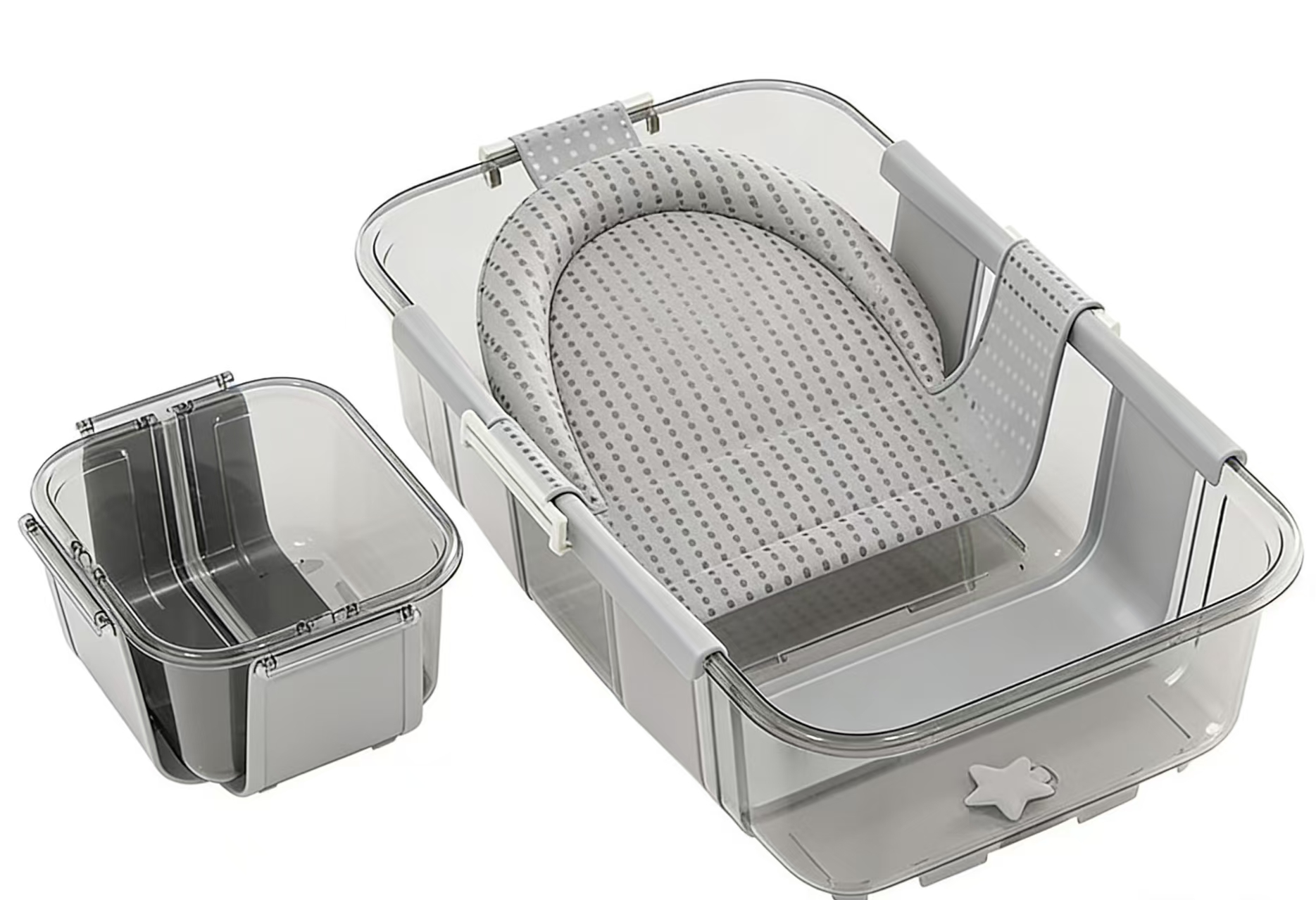 Foldable Bathtub with Innovative Slide Fold Design Foldable Bathtub with Innovative Slide Fold Design