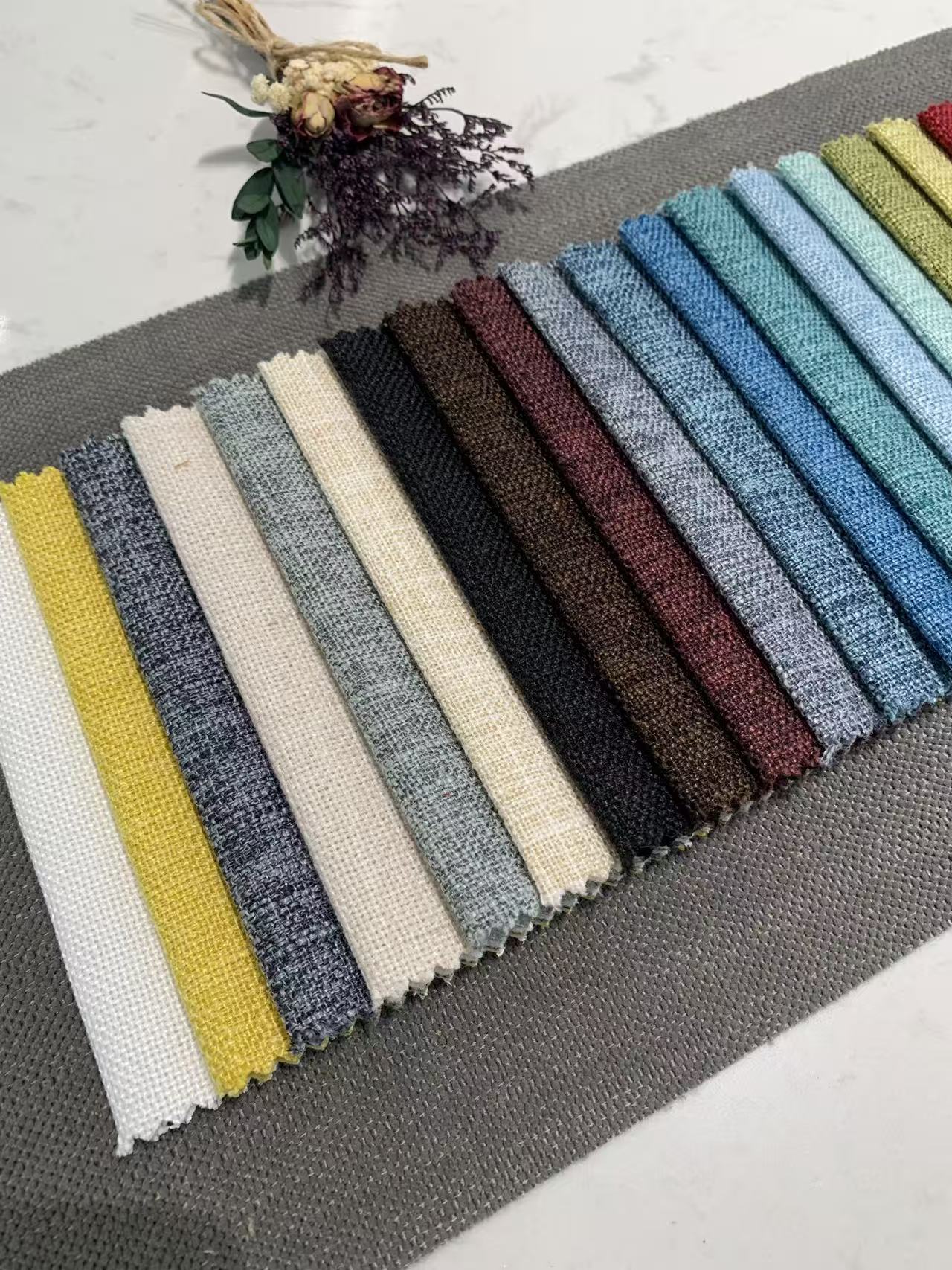 Linen Material Sofa Fabric Linen Material Sofa Fabric