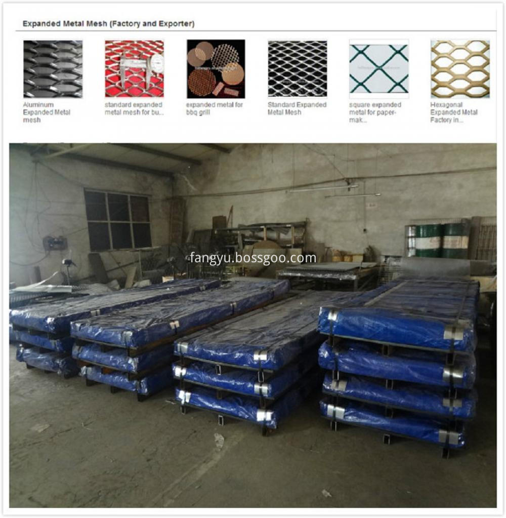 Expanded Metal Mesh Flattend Expanded Metal Mesh Flattend