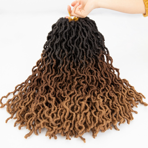 18Inch Pre-looped Wavy Gypsy Locs Crochet Braids Dreadlocks Supplier, Supply Various 18Inch Pre-looped Wavy Gypsy Locs Crochet Braids Dreadlocks of High Quality