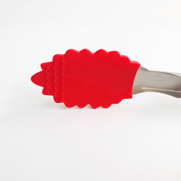 красные силиконовые щипцы red silicone tongs