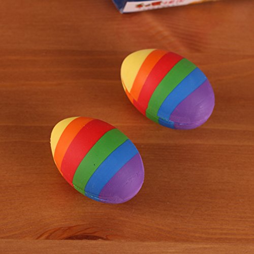 Colorful Rainbow Egg Eraser 1 Colorful Rainbow Egg Eraser 1