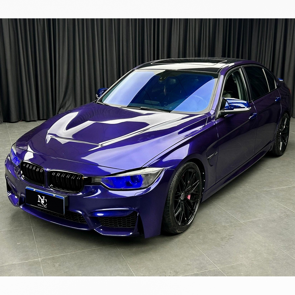 Royal Ingot Blue Car Wrapping Royal Ingot Blue Car Wrapping