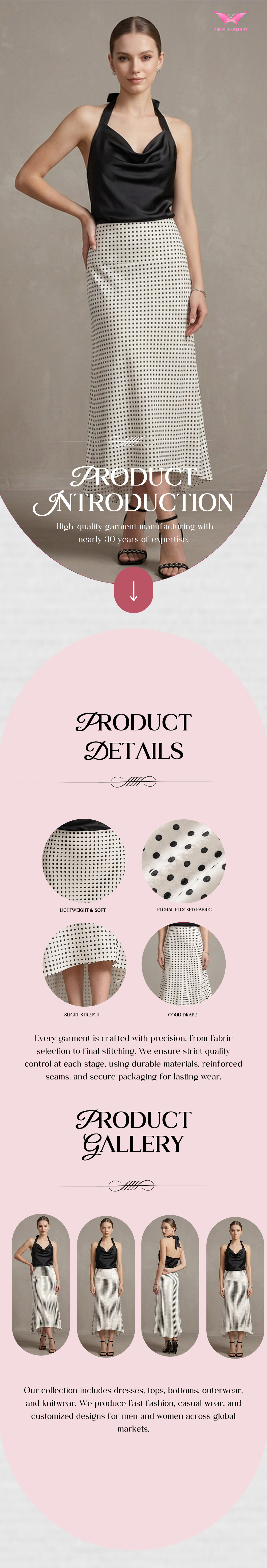 Polka Dot Midi Skirt Polka Dot Midi Skirt