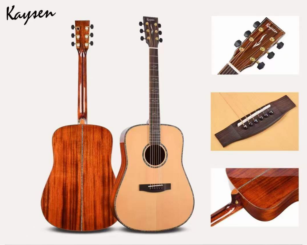 Kaysen Acoustic Guitar K-X800SS All Solid Wood Kaysen Acoustic Guitar K-X800SS All Solid Wood