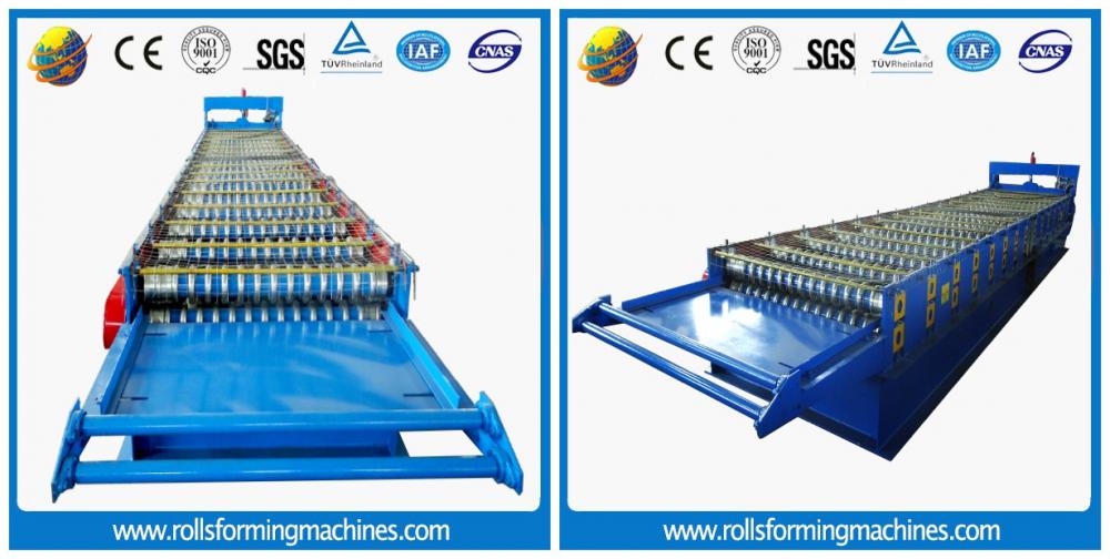 lembaran bumbung beralun membuat mesin 04 steel double layer machine
