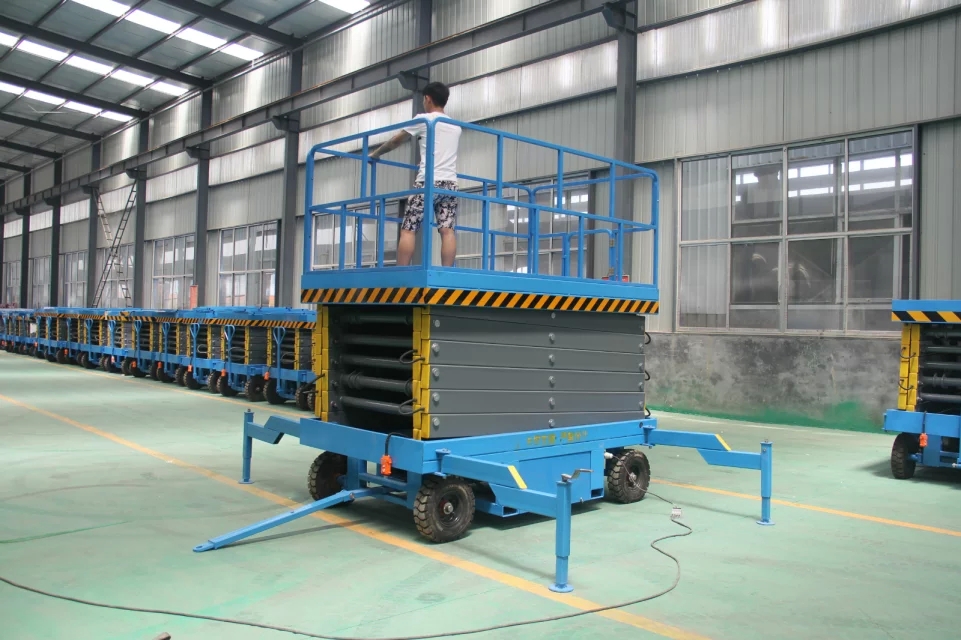 Trailer Traction Mobile Scissor Lift