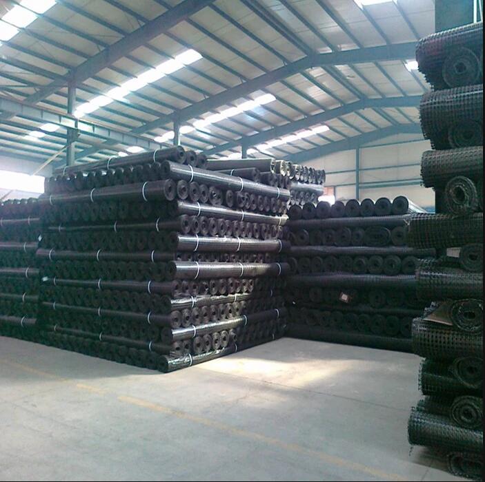 geogrid packed