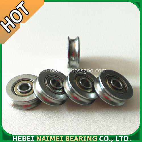 U Groove bearings