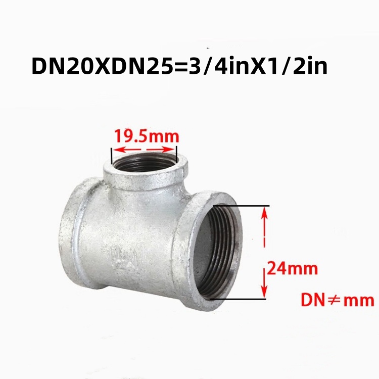 Malleable Iron Reducing Tee Malleable Iron Reducing Tee