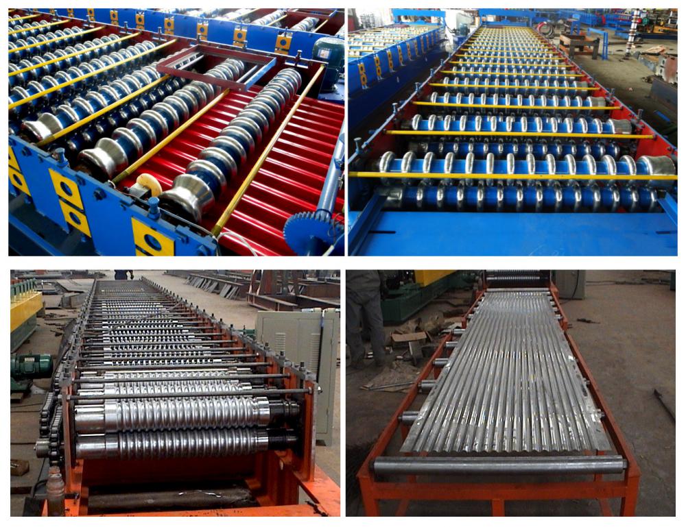 mesin bumbung beralun membuat mesin 06 steel double layer machine