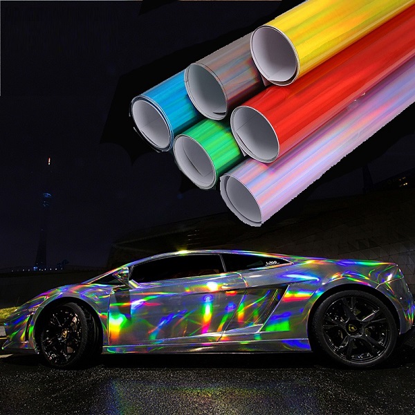 Holographic-Chrome-Vinyl-Rainbow-Black-Silver-Purple-Laser-Plating-Car-Wrap-Sticker-Sheet-With-Air-Bubble