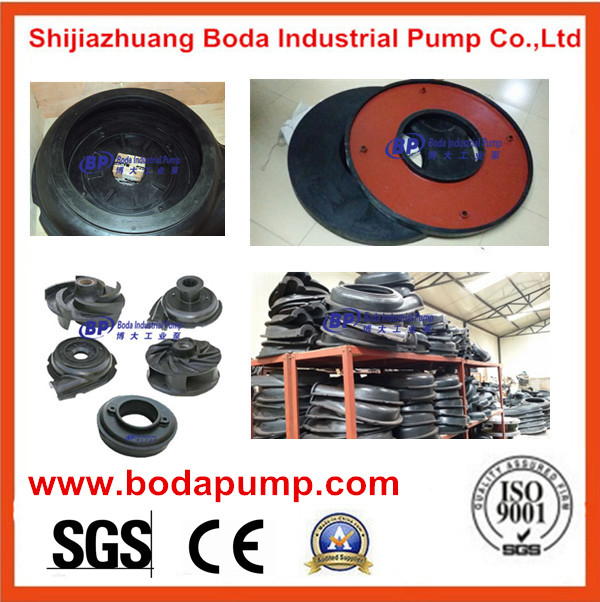 rubber slurry pump parts