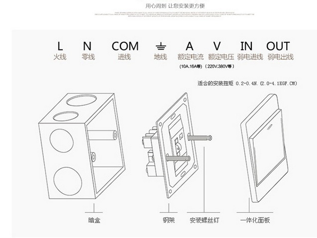Conector USB universal inteligente de 5 pines Eletric 5 Pin Universal Smart Eletric USB Socket