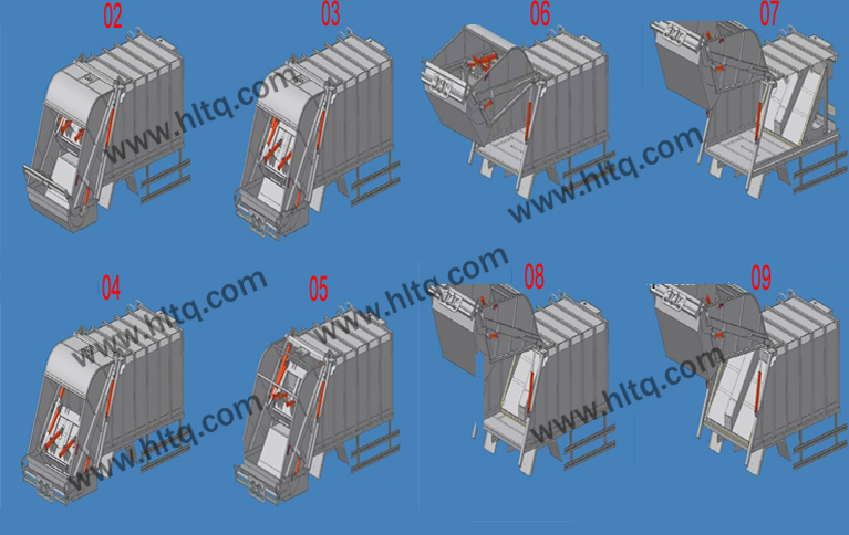 Japan technology 12cbm Garbage Compactor Truck