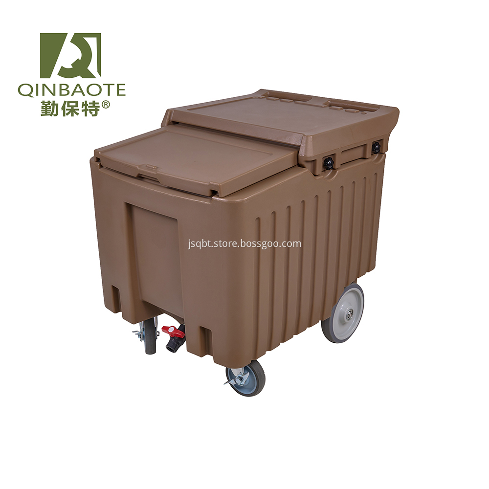 Sliding Lid Portable Ice Cart Sliding Lid Portable Ice Cart