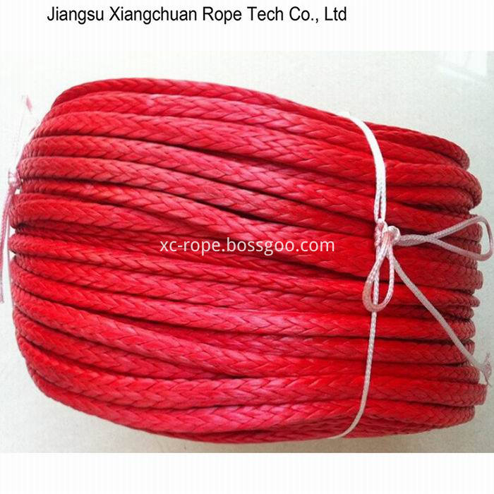 Red UHMWPE Mooring Rope Red UHMWPE Mooring Rope
