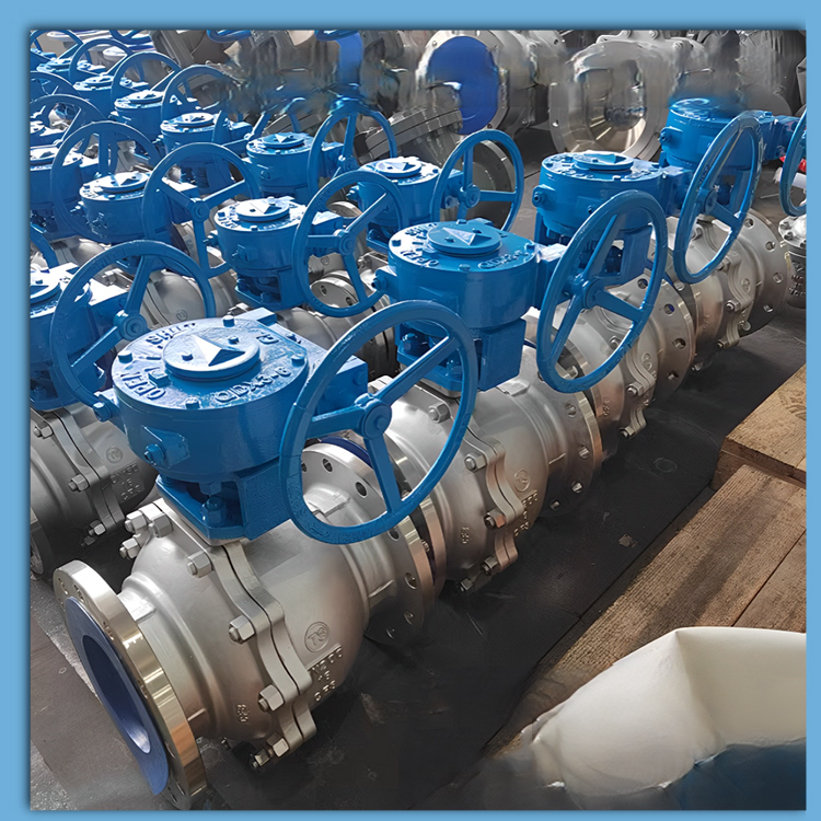Flange Turbine Ball Valve Flange Turbine Ball Valve