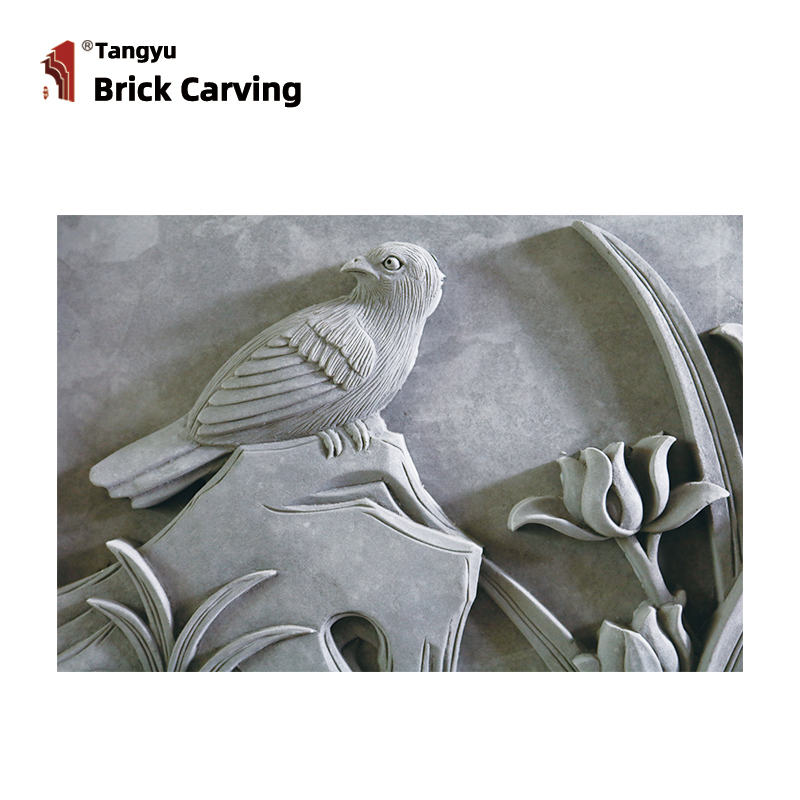 Bird brick carving Bird brick carving