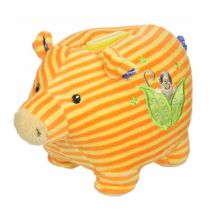 Lovely yellow stripe classic little stupid pig