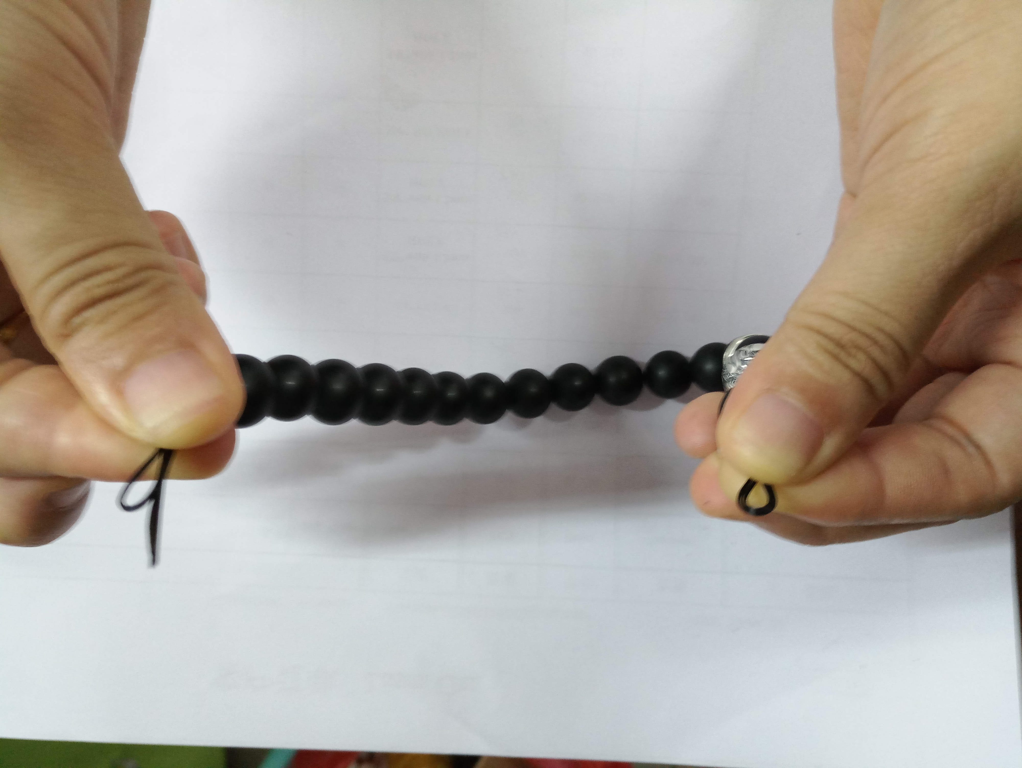 handmade bead bracelet