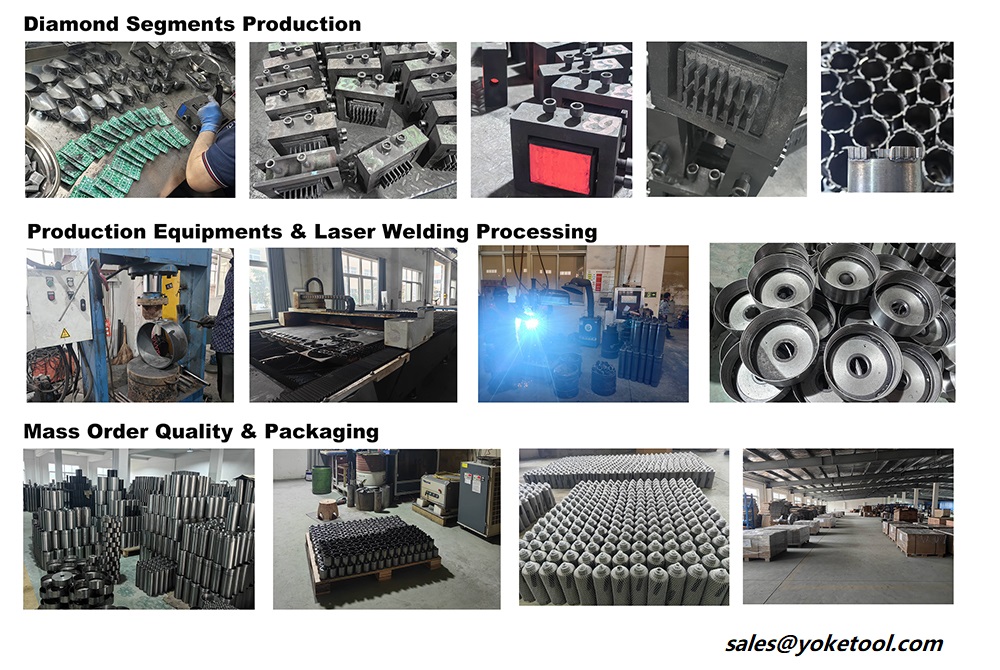 Yoketool Diamond Core Drill Bit Production Process and Factory Shown Yoketool Diamond Core Drill Bit Production Process and Factory Shown