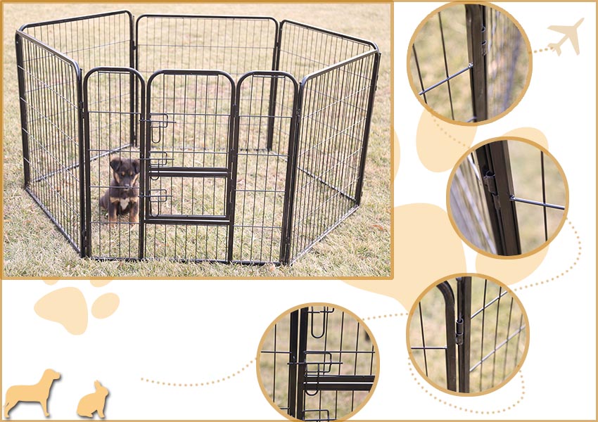 parc pour animaux de compagnie en plein air outdoor pet playpen