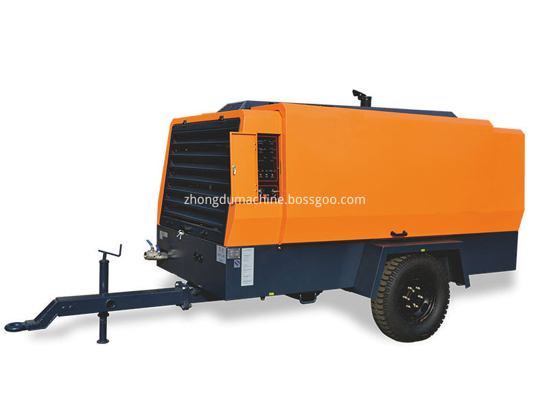 Diesel Movable Screw Air Compressor