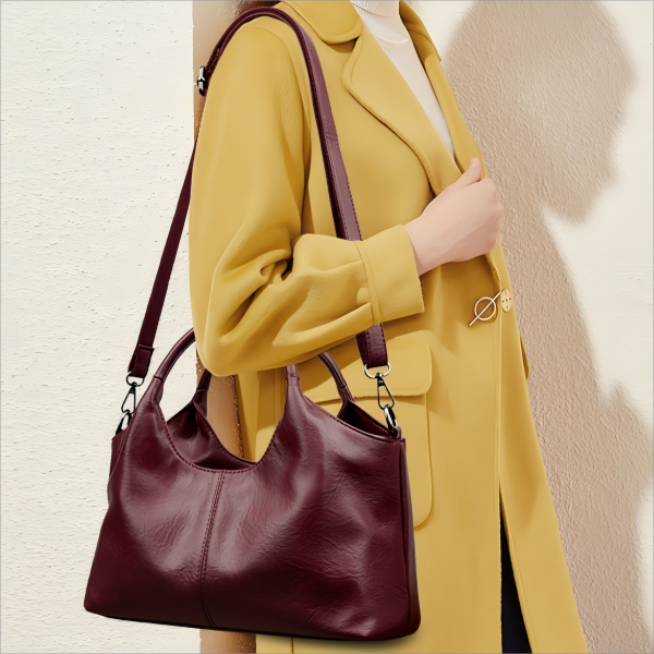 Lady's simple and versatile handbag Lady's simple and versatile handbag