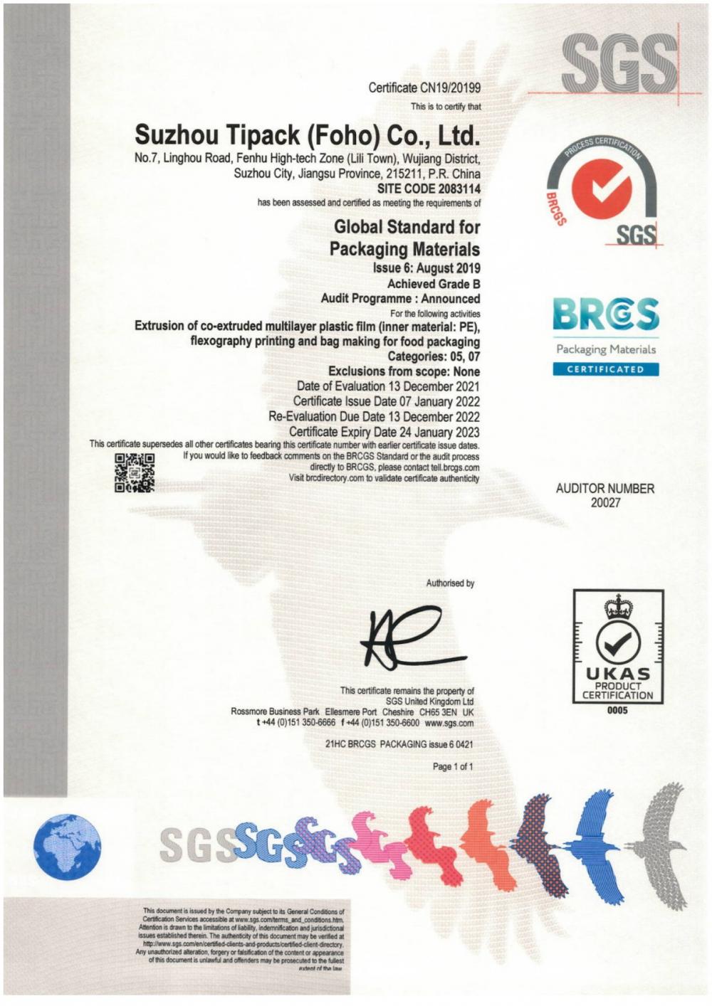 Brc Certification