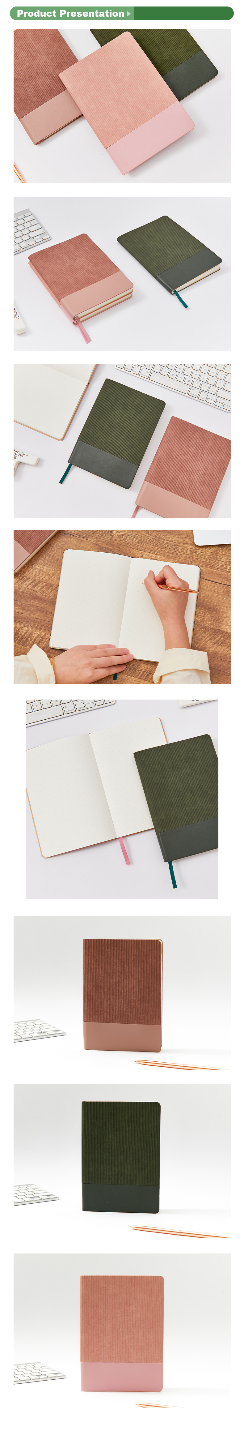 PU leather wave textured soft cover notebook11 PU leather wave textured soft cover notebook11