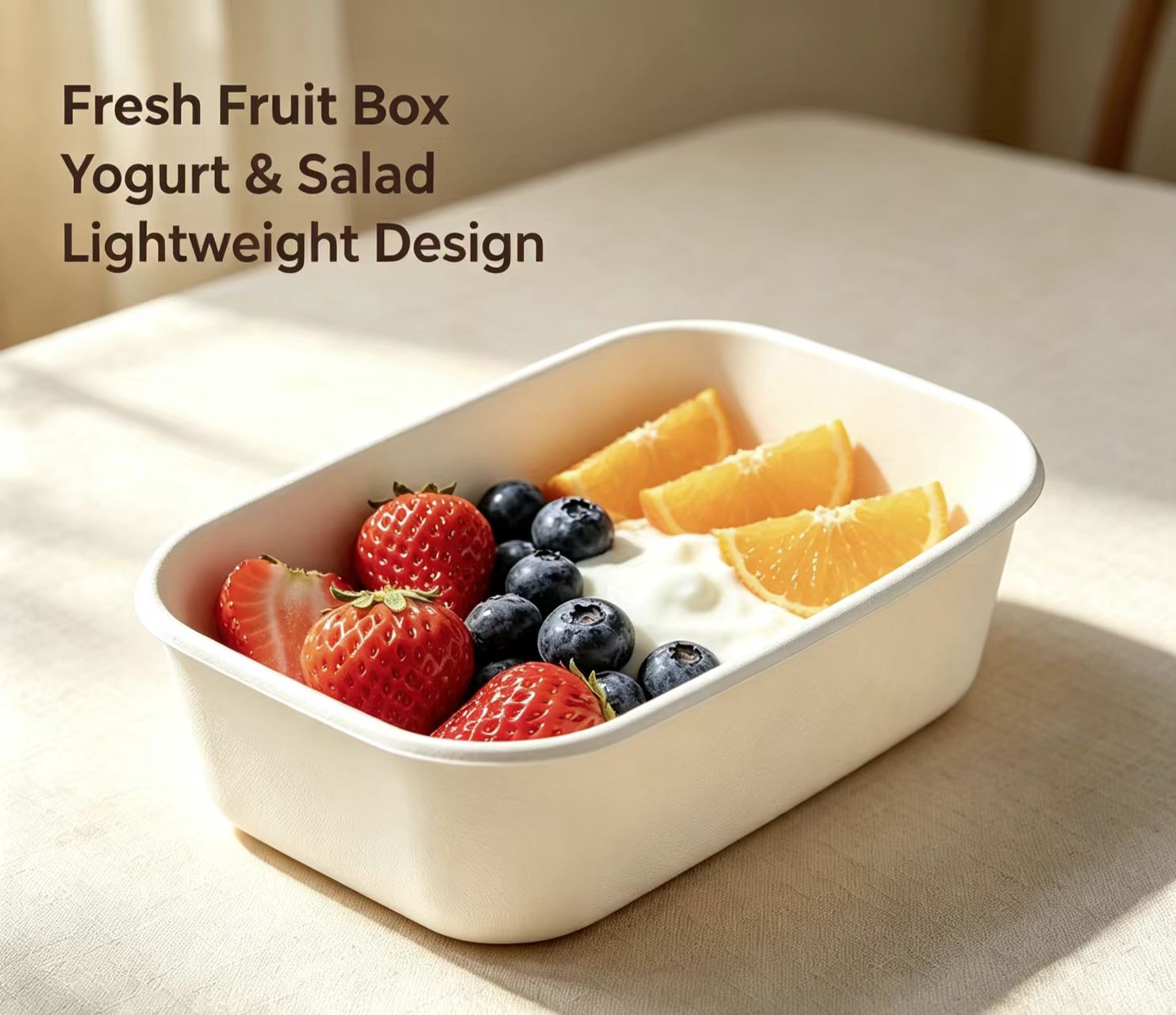 Disposable White Rectangular Bowl Disposable White Rectangular Bowl