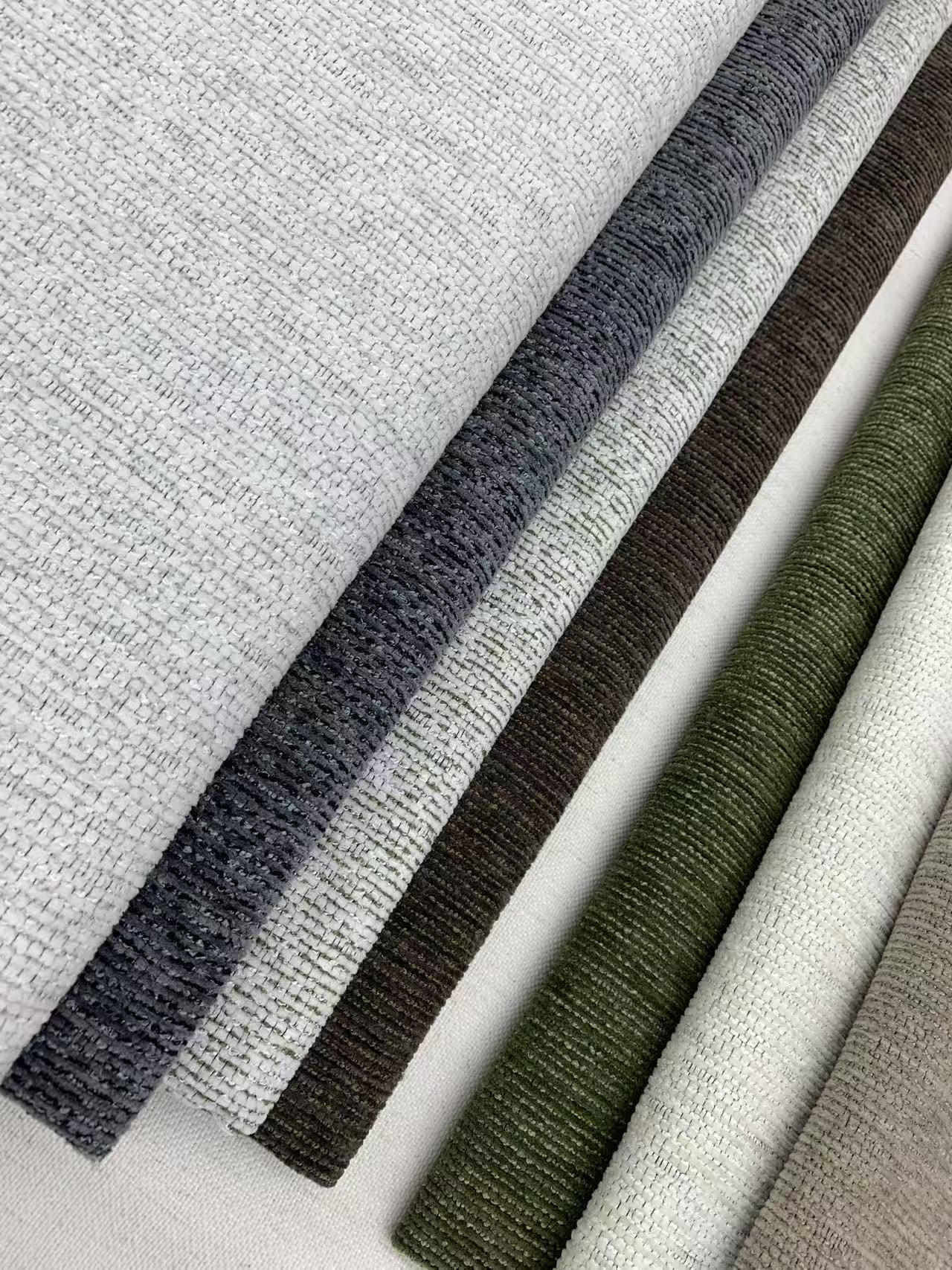 Textured Striped Chenille Upholstery Fabric Textured Striped Chenille Upholstery Fabric