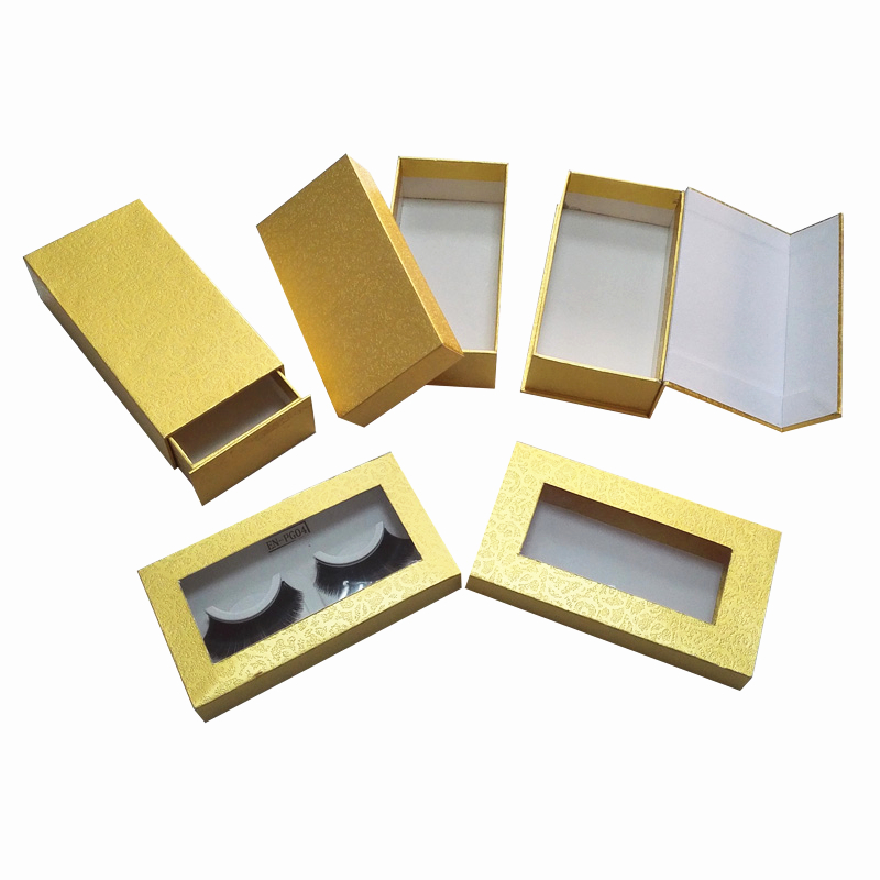 eyelashes box with different types